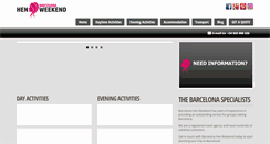 Desktop Screenshot of barcelonahenweekend.com